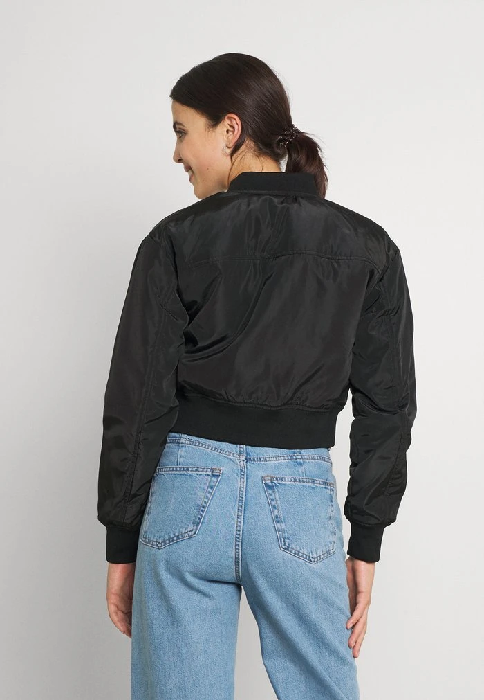 JDYDELTA CROPPED JACKET - Blouson Bomber - Black 3 JDYDELTA CROPPED JACKET - Blouson Bomber - Black – Image 3