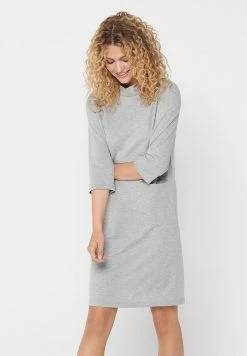 JDY Robe En Jersey - Light Grey Melange