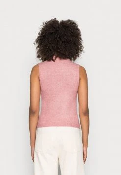 JDYNAT HIGH NECK VEST - Pullover - Blush Melange -JDY Soldes Magasin 80589588b2aa46399eb718b3539e97b4