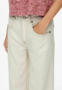 JDY ARIEL HIGH WAIST WIDE - Jean Flare - Ecru -JDY Soldes Magasin 805be2b33a784d41b044d5cd67b61f1a