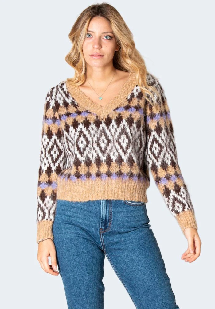 JDY Pullover - Beige 1 JDY Pullover - Beige