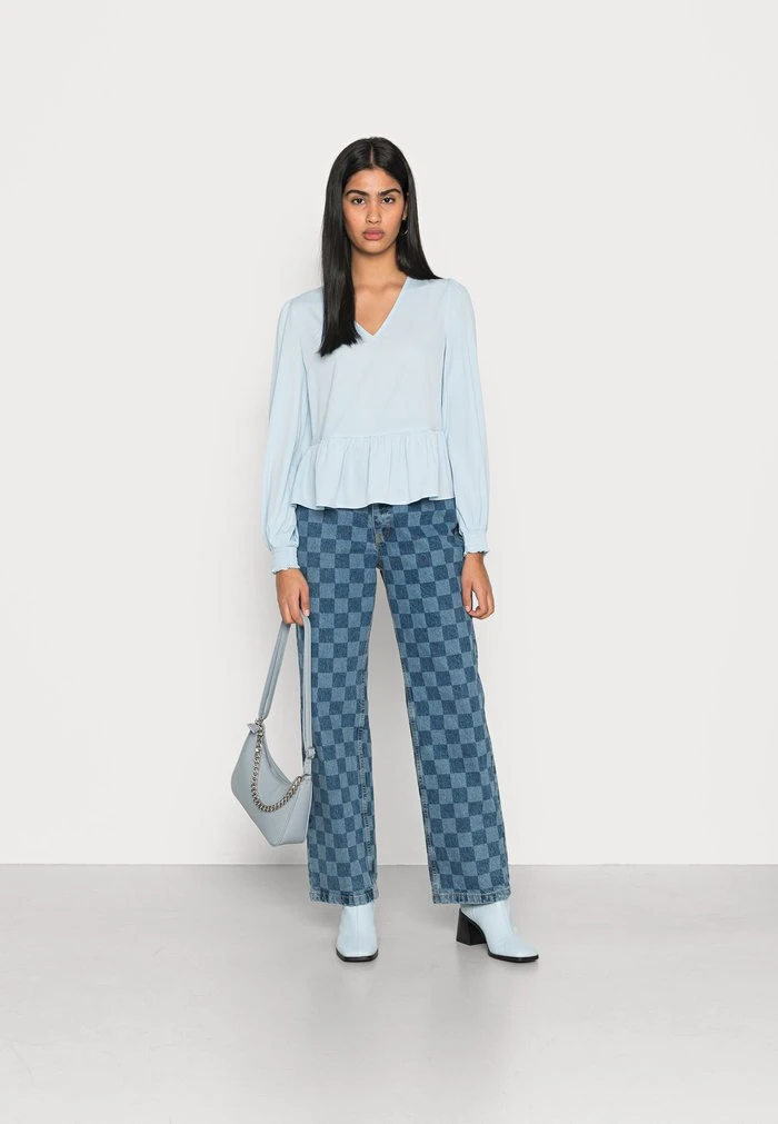 JDYRANA - T-shirt à Manches Longues - Cashmere Blue 2 JDYRANA - T-shirt à Manches Longues - Cashmere Blue – Image 2