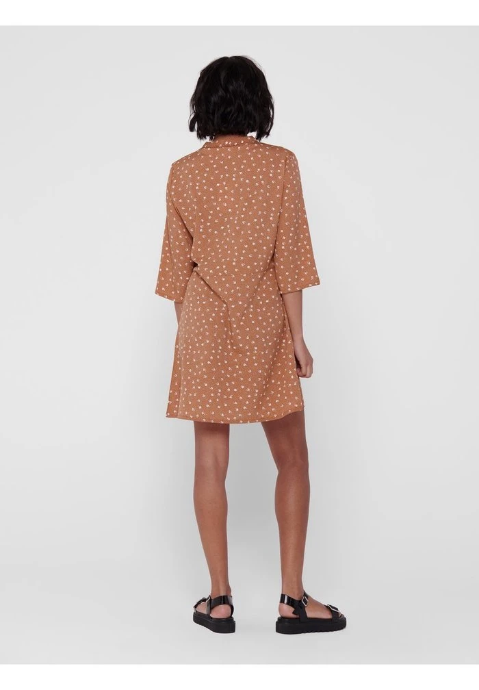 JDY Robe Chemise - Brown 3 JDY Robe Chemise - Brown – Image 3