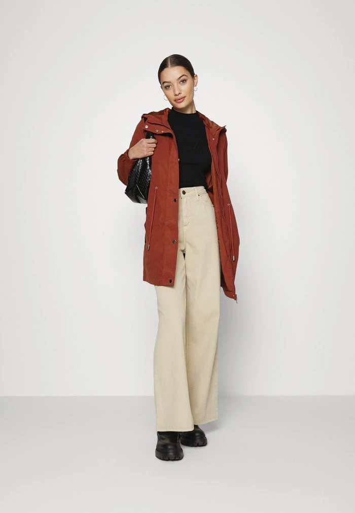 JDYHAZEL LONG - Parka - Metallic Red 2 JDYHAZEL LONG - Parka - Metallic Red – Image 2