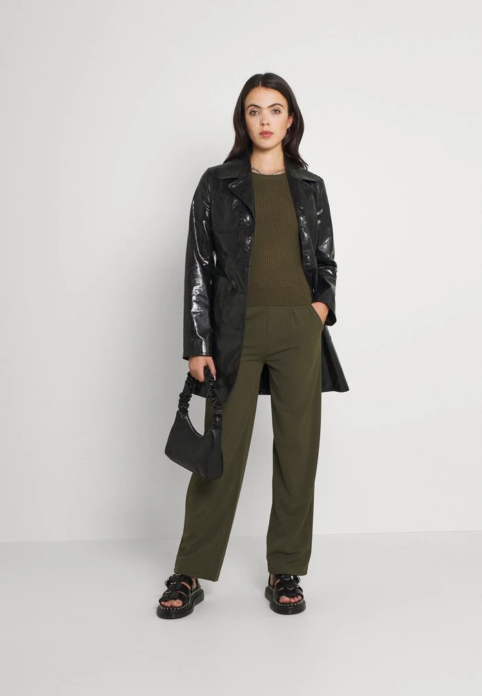 JDYCATIA LANEY WIDE PANT - Pantalon Classique - Deep Depths 2 JDYCATIA LANEY WIDE PANT - Pantalon Classique - Deep Depths – Image 2