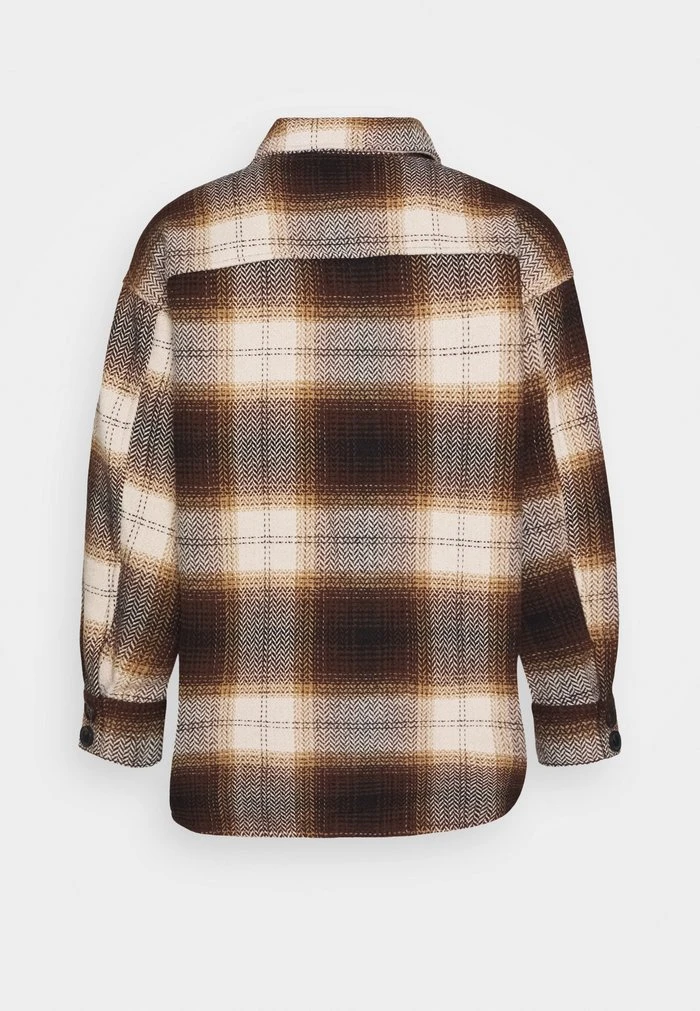 JDYTOBY CHECK SHIRT JACKET - Veste Légère - Chicory Coffee/oyster Gray 2 JDYTOBY CHECK SHIRT JACKET - Veste Légère - Chicory Coffee/oyster Gray – Image 2