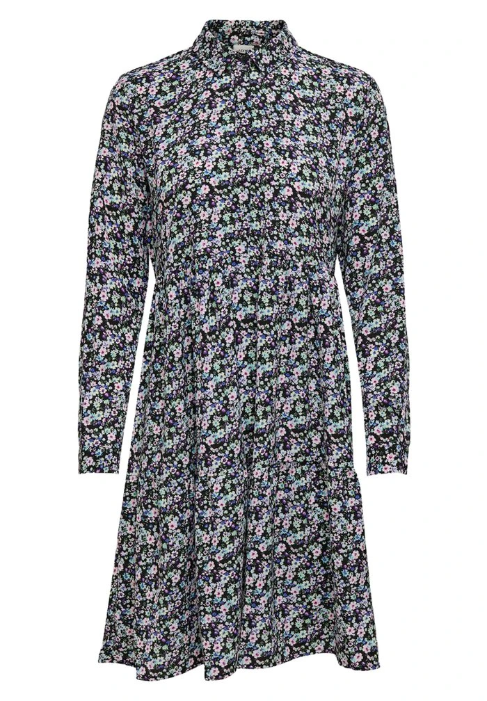 JDY BLUSENKLEID BEDRUCKTES - Robe Chemise - Black 5 JDY BLUSENKLEID BEDRUCKTES - Robe Chemise - Black – Image 5