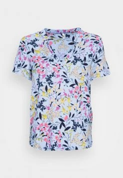 JDYLOTUS V NECK TOP - T-shirt Basique - Brunnera Blue -JDY Soldes Magasin 85cd0cfb953c4f4b9a52cc3b05646708