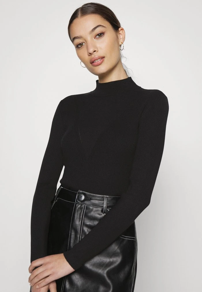 JDYPLUM REBA HIGH NECK - Pullover - Black 4 JDYPLUM REBA HIGH NECK - Pullover - Black – Image 4