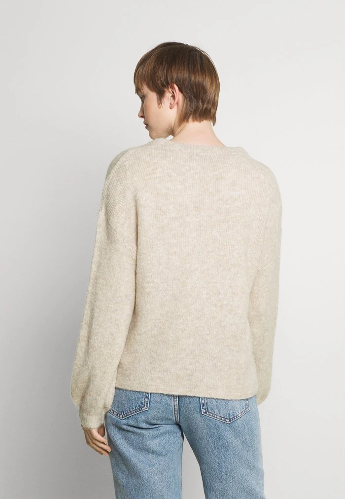 JDYPHILINA V NECK - Pullover - Chateau Gray Melange 3 JDYPHILINA V NECK - Pullover - Chateau Gray Melange – Image 3