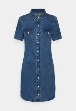 JDYNEWSANNA LIFE DRESS - Robe En Jean - Medium Blue Denim -JDY Soldes Magasin 86d397b07a0e417d9fa6cf4eda57507b