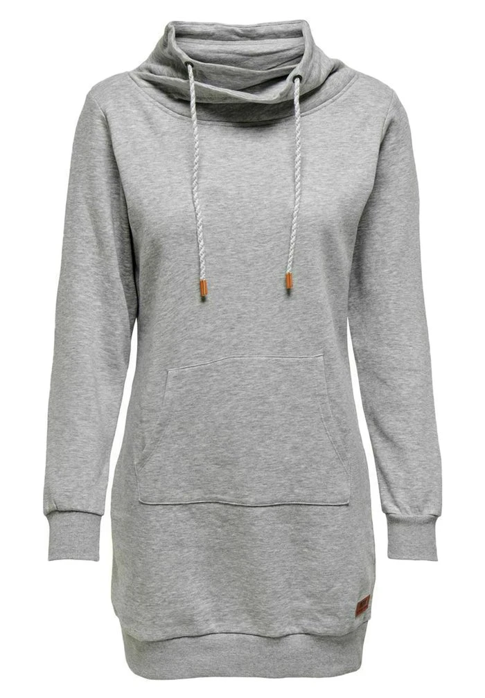 JDY Sweatshirt - Light Grey Melange 1 JDY Sweatshirt - Light Grey Melange