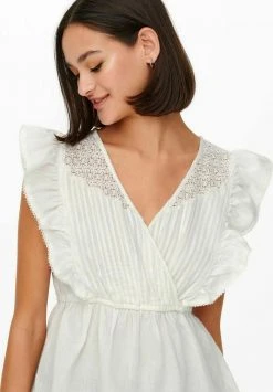 JDY Blouse - Cloud Dancer -JDY Soldes Magasin 875a73c819dd4ea099b2d5407a2d4423