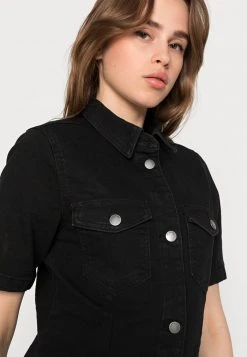 JDYNEWSANNA DRESS - Robe En Jean - Black Denim -JDY Soldes Magasin 88261a439019454fb4355d1c2844e2d5