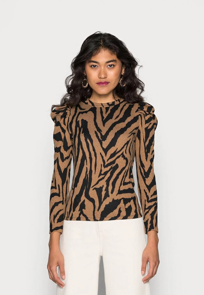 JDYTONSY PUFF SLEEVE - Pullover - Light Brown 1 JDYTONSY PUFF SLEEVE - Pullover - Light Brown