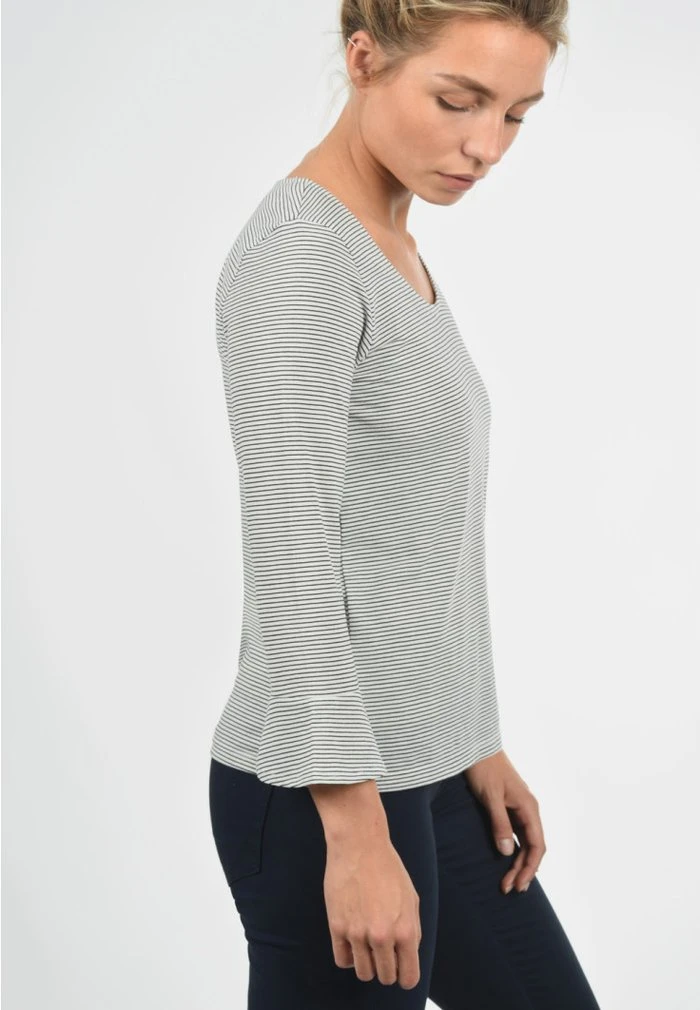 JDY 3/4-ARM-SHIRT LINDA - T-shirt à Manches Longues - Cloud Dancer 3 JDY 3/4-ARM-SHIRT LINDA - T-shirt à Manches Longues - Cloud Dancer – Image 3