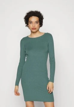 JDYPLUM ONECK BUTTON DRESS - Robe Pull - Sagebrush Green
