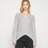 JDY MEGAN - Pullover - Cloud Dancer/black