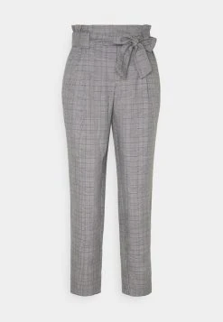 JDYTARA PANTS - Pantalon Classique - Dark Grey Melange/blue