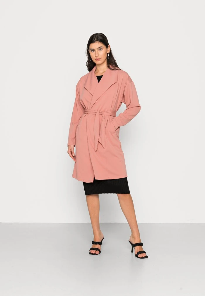 JDYMEKKO WRAP LONG JACKET - Manteau Classique - Ash Rose 1 JDYMEKKO WRAP LONG JACKET - Manteau Classique - Ash Rose
