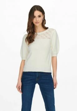 JDY T-shirt Basique - Cloud Dancer