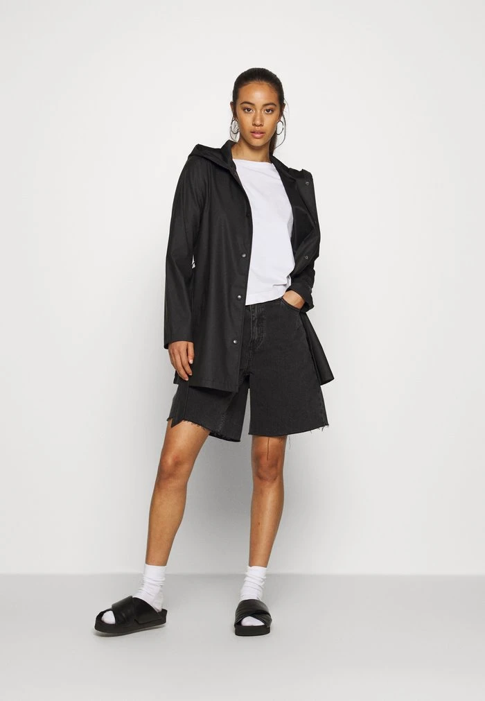 JDYSHELBY BELT RAINCOAT - Veste Imperméable - Black 2 JDYSHELBY BELT RAINCOAT - Veste Imperméable - Black – Image 2