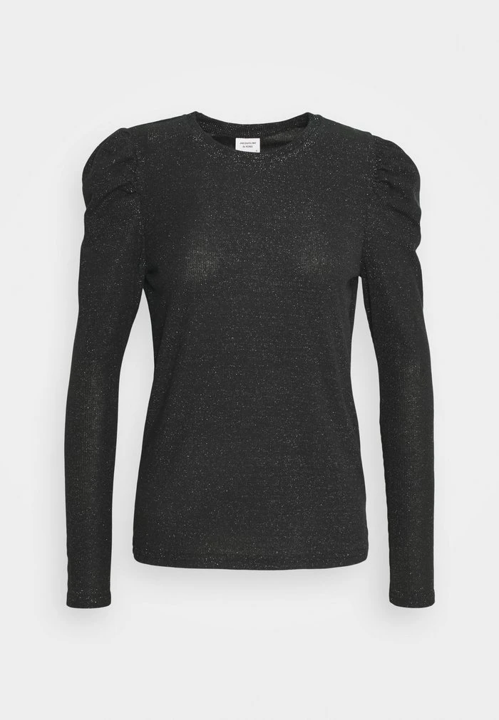 JDYTINA PUFFSLEEVE - T-shirt à Manches Longues - Black/silver 1 JDYTINA PUFFSLEEVE - T-shirt à Manches Longues - Black/silver