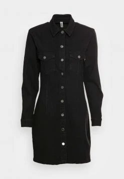 JDYSANNA DRESS - Robe En Jean - Black Denim -JDY Soldes Magasin 8eaf965d5b854755acd6bf9a7cc2abdb