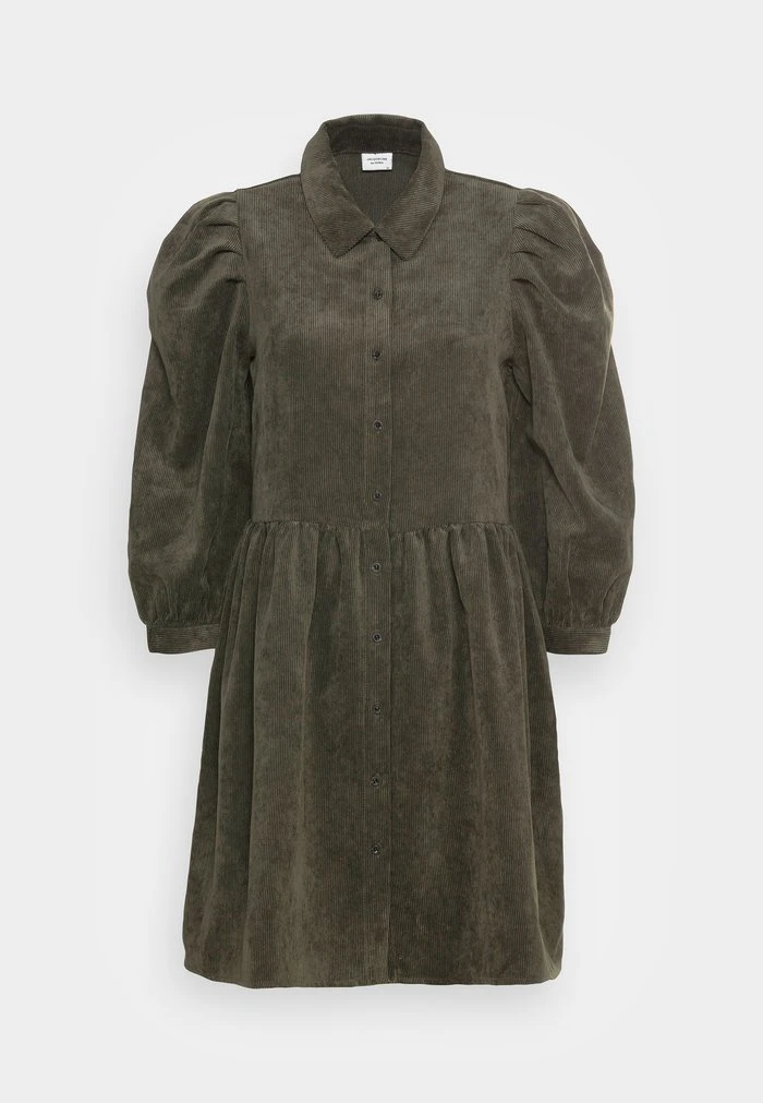 JDYULE SOFI PUFF SLEEVE BELT DRESS - Robe Chemise - Forest Night 4 JDYULE SOFI PUFF SLEEVE BELT DRESS - Robe Chemise - Forest Night – Image 4