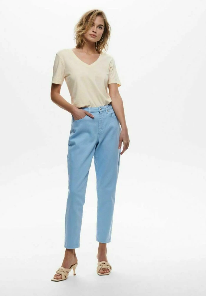 JDYFAROCK LIFE V NECK - T-shirt Basique - Oatmeal 2 JDYFAROCK LIFE V NECK - T-shirt Basique - Oatmeal – Image 2