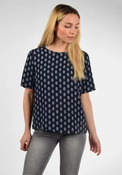 JDY BLUSE CRYSTAL - T-shirt Imprimé - Blue