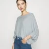 JDY BEHAVE BATSLEEVE - Pullover - Blue Fog Melange