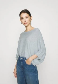 JDY BEHAVE BATSLEEVE - Pullover - Blue Fog Melange