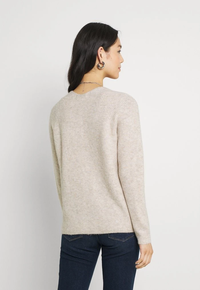 JDYANNE WIDE V NECK - Pullover - Pumice Stone 3 JDYANNE WIDE V NECK - Pullover - Pumice Stone – Image 3