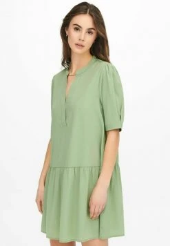 JDY EINFARBIGES - Robe De Jour - Basil -JDY Soldes Magasin 917334a6618a47e3b3f2150747d4f704