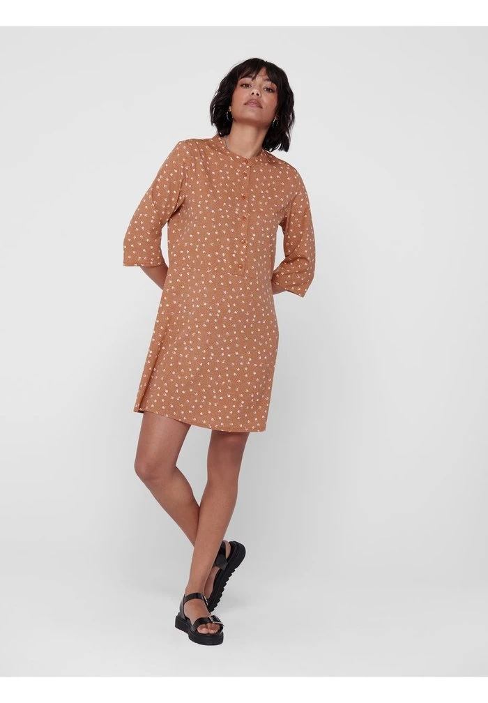 JDY Robe Chemise - Brown 2 JDY Robe Chemise - Brown – Image 2