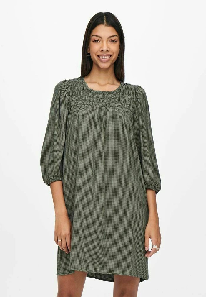JDY 3/4 ÄRMEL - Robe De Jour - Basil 1 JDY 3/4 ÄRMEL - Robe De Jour - Basil