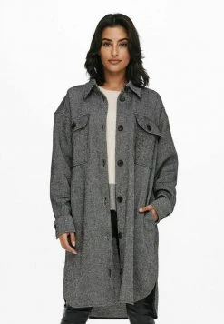 JDY Manteau Court - Black