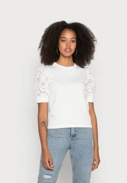 JDYLINE 2/4 - T-shirt Imprimé - Cloud Dancer