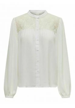 JDY SPITZENDETAIL - Chemisier - Cloud Dancer