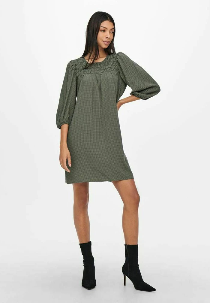 JDY 3/4 ÄRMEL - Robe De Jour - Basil 2 JDY 3/4 ÄRMEL - Robe De Jour - Basil – Image 2