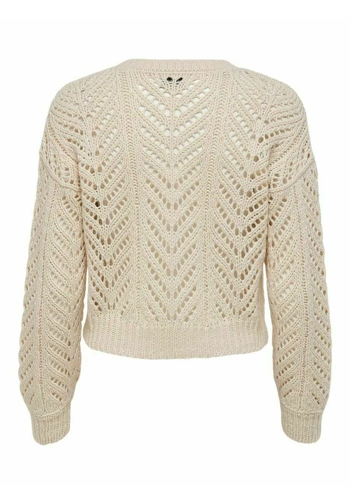 JDY STRICKJACKE STRUKTURIERTER - Gilet - Off-white 2 JDY STRICKJACKE STRUKTURIERTER - Gilet - Off-white – Image 2