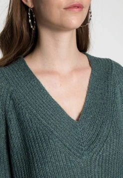 JDYWENDY V NECK DRESS - Robe Pull - Blue Grey -JDY Soldes Magasin 9c13aae452d54b8f88f5f2a7a05a4b26