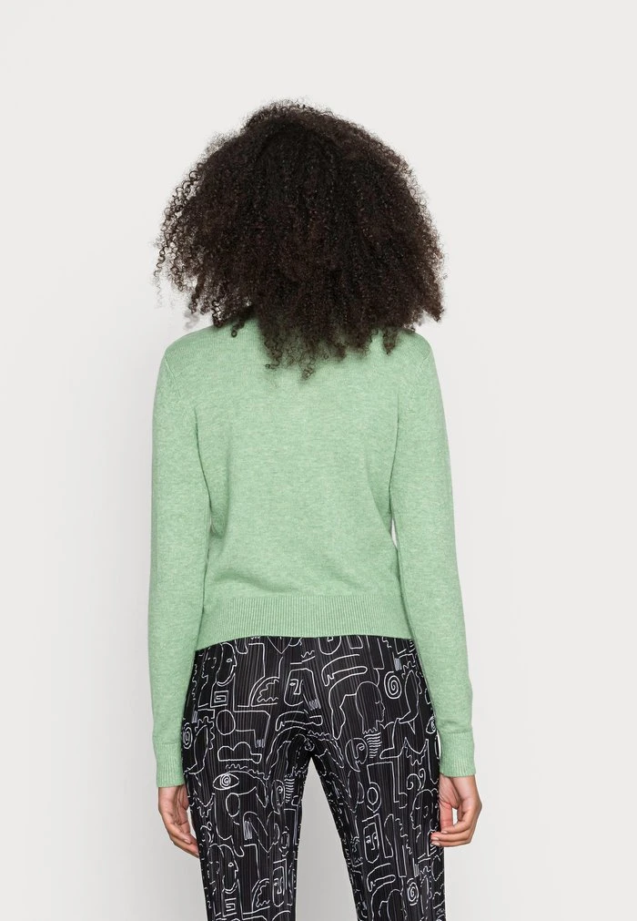 JDYMARCO COLLAR CARDIGAN - Gilet - Basil 3 JDYMARCO COLLAR CARDIGAN - Gilet - Basil – Image 3