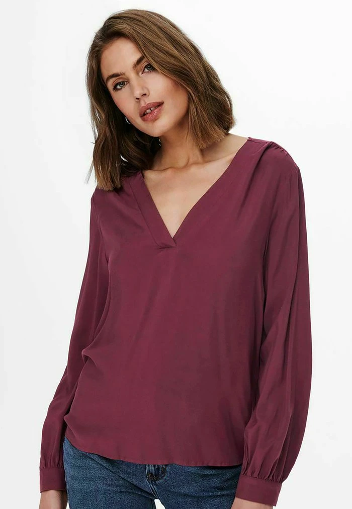 JDYAROS - Blouse - Windsor Wine 1 JDYAROS - Blouse - Windsor Wine