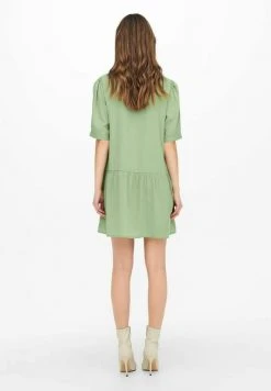 JDY EINFARBIGES - Robe De Jour - Basil -JDY Soldes Magasin 9e3a82ef69b14fd09cd8165b1d845e38
