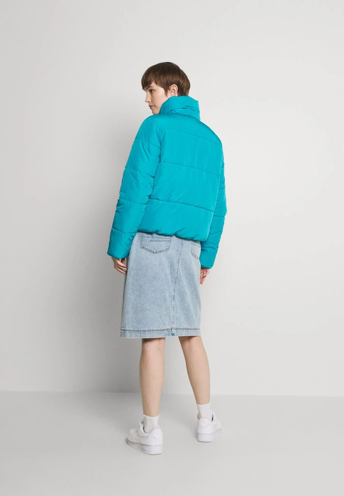 JDYNEWERICA SHORT PADDED JACKET - Veste D'hiver - Algiers Blue/silver 3 JDYNEWERICA SHORT PADDED JACKET - Veste D'hiver - Algiers Blue/silver – Image 3