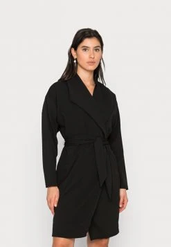 JDYMEKKO WRAP LONG JACKET - Manteau Classique - Black