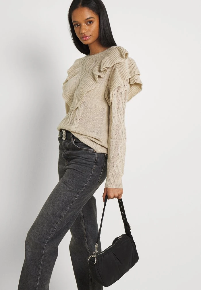 JDYFRANCE FRILL - Pullover - Chateau Gray 5 JDYFRANCE FRILL - Pullover - Chateau Gray – Image 5