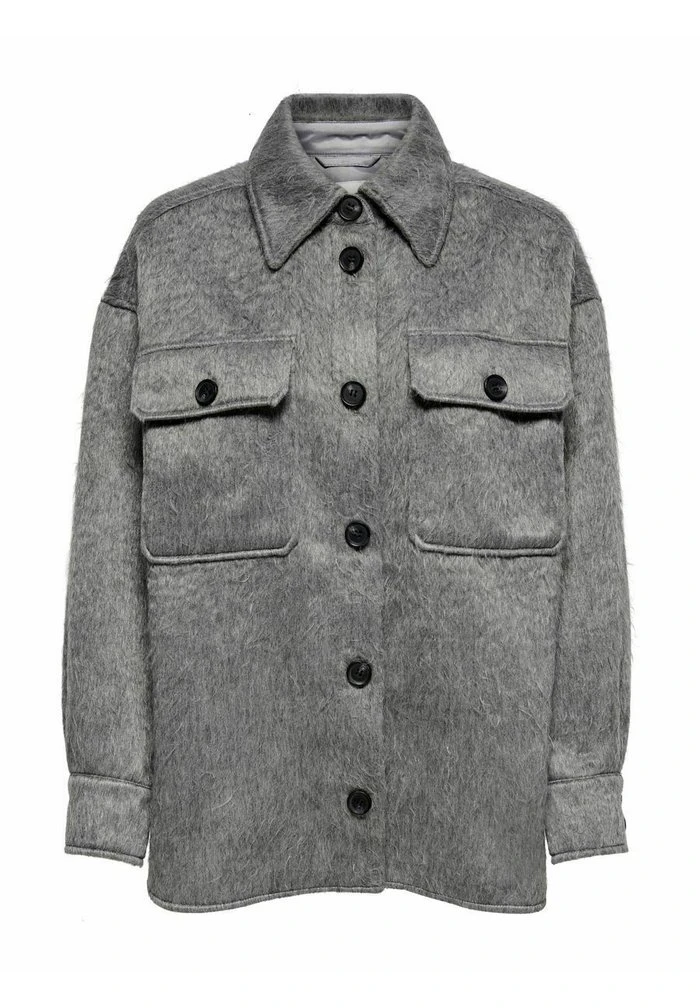 JDY DIXIE - Veste Légère - Light Grey Melange 6 JDY DIXIE - Veste Légère - Light Grey Melange – Image 6